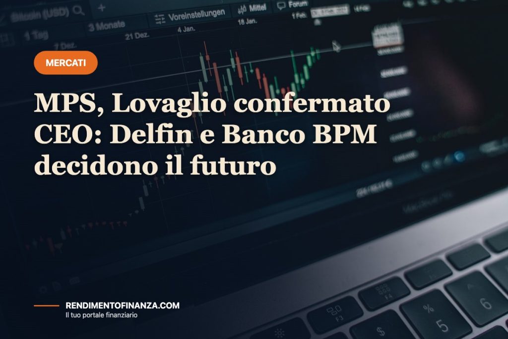 MPS, Lovaglio confermato CEO: Delfin e Banco BPM decidono il futuro