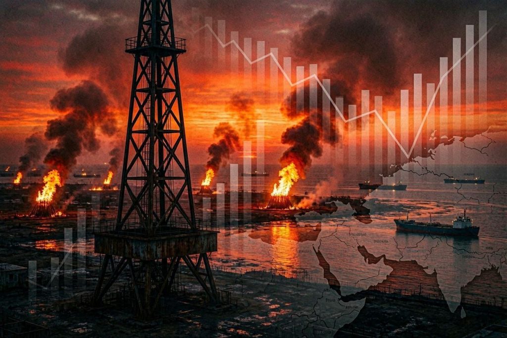 Guerra Iran petrolio 110 dollari shock energetico mercati globali 2026 Hormuz