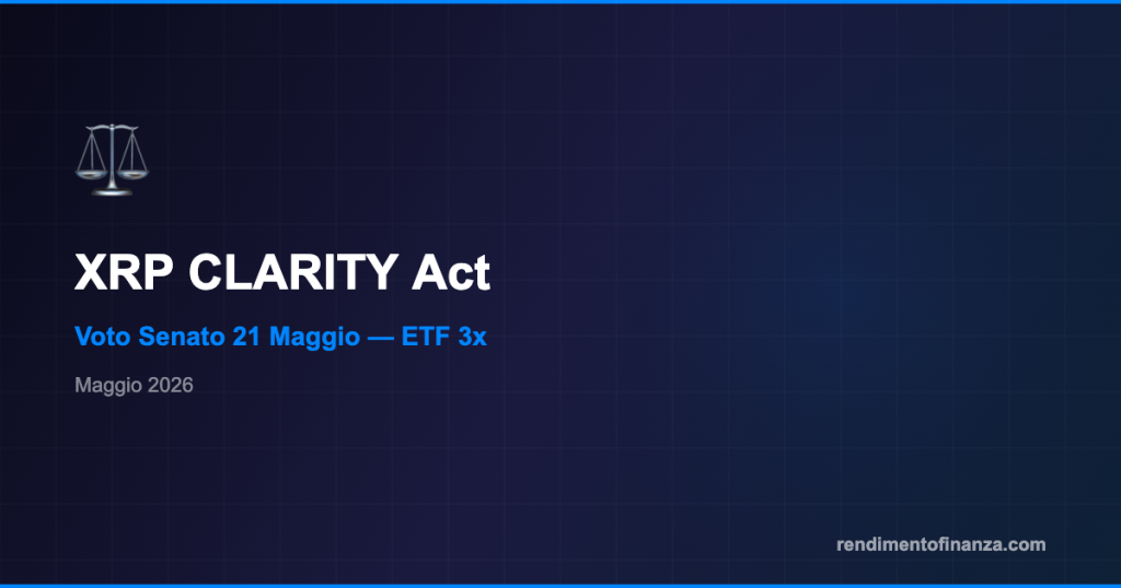 XRP CLARITY Act maggio 2026 ETF GraniteShares