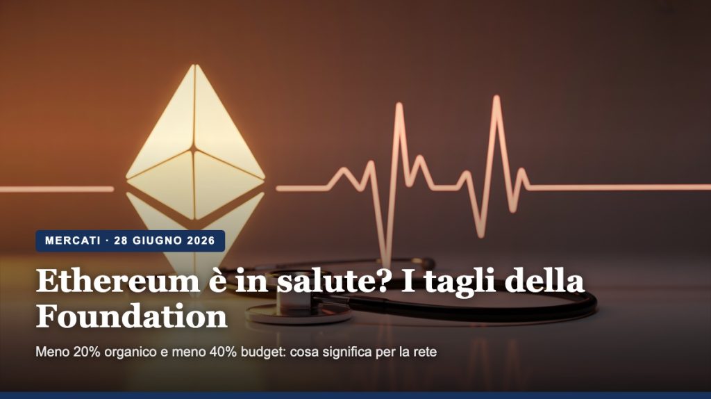 Logo Ethereum con battito cardiaco e stetoscopio: lo stato di salute di Ethereum