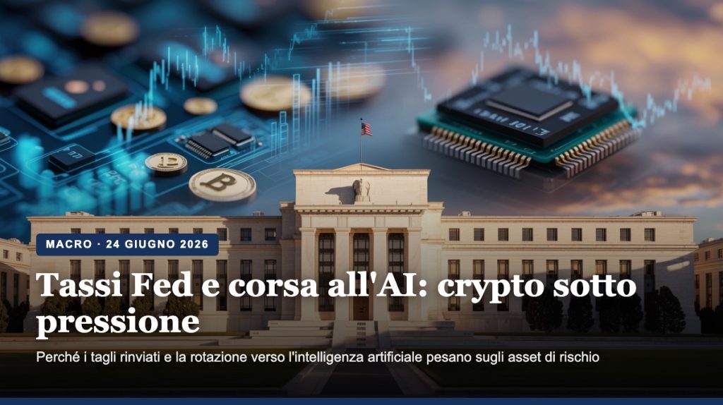 Palazzo della Federal Reserve, microchip AI e monete crypto: i tassi e la rotazione dei capitali