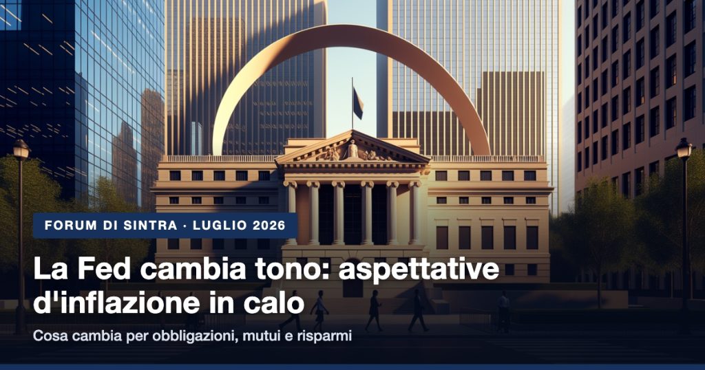 Aspettative inflazione e tassi in calo: la Fed cambia tono al forum di Sintra