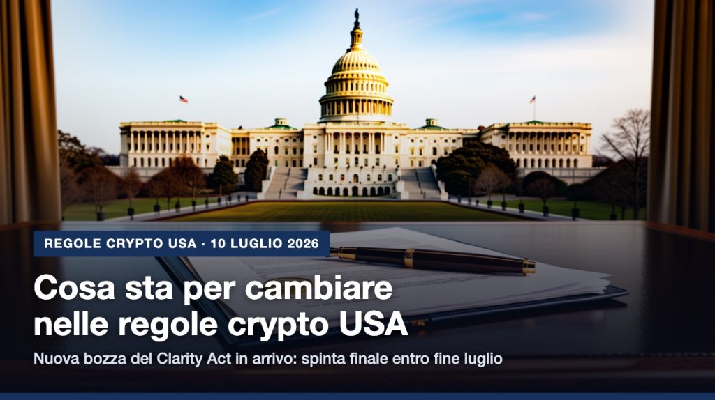 Regole crypto USA: il Campidoglio e la nuova bozza del Clarity Act