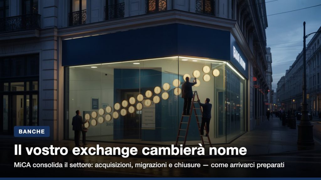 I costi di conformità MiCA spingono le piattaforme piccole verso fusioni, partnership o chiusura. I tre scenari per i vo