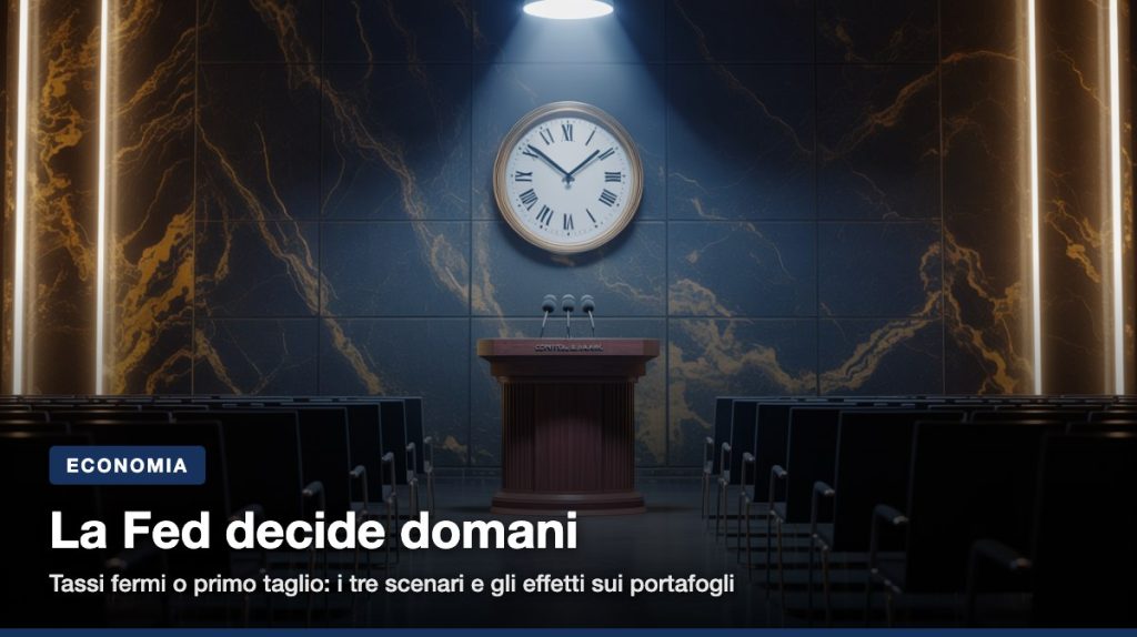 Domani alle 20 la Fed decide sui tassi: i tre scenari sul tavolo, il canale del cambio, i rendimenti obbligazionari e ci