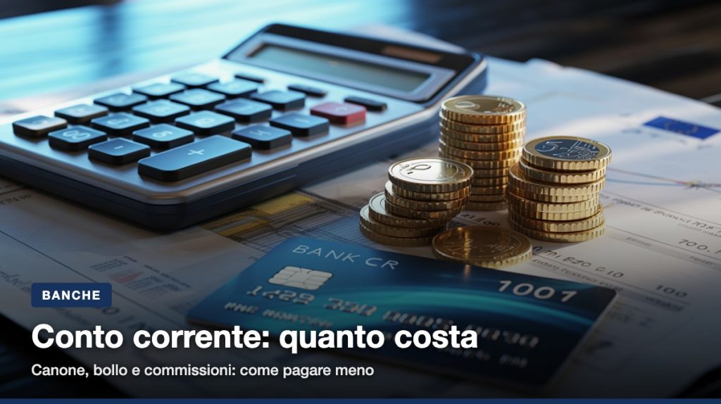 Canone, bollo e commissioni: quanto costa davvero un conto corrente e come confrontare le offerte con l ISC per pagare m