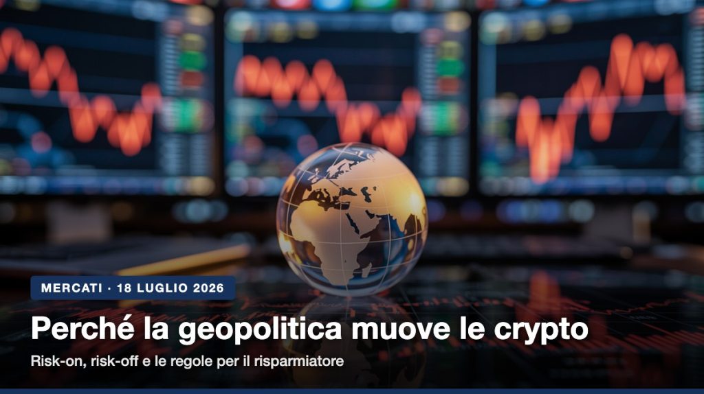 Raid sull'Iran e Bitcoin in calo: perché le crypto scendono nelle crisi geopolitiche, cosa sono risk-on e risk-off e le