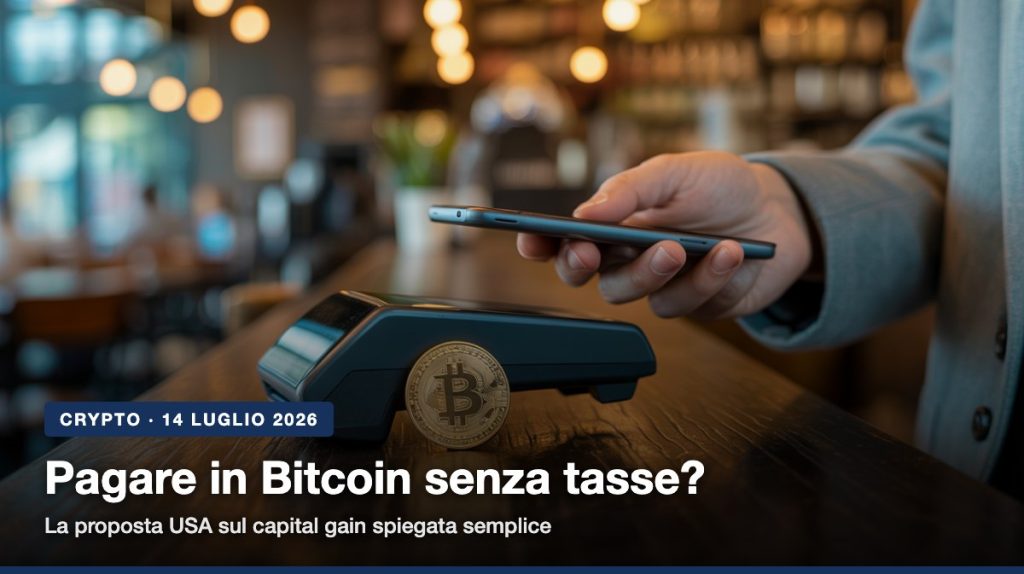 Trump propone di eliminare il capital gain sui pagamenti in Bitcoin. Perche oggi ogni acquisto in crypto e un evento fis