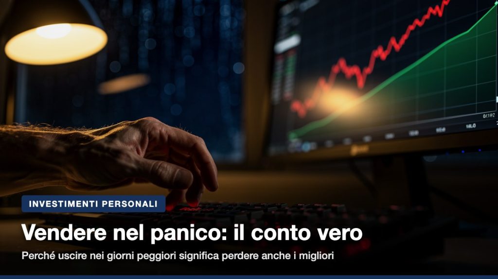Uscire dal mercato durante un ribasso trasforma una perdita temporanea in definitiva: la matematica dell'uscita sbagliat