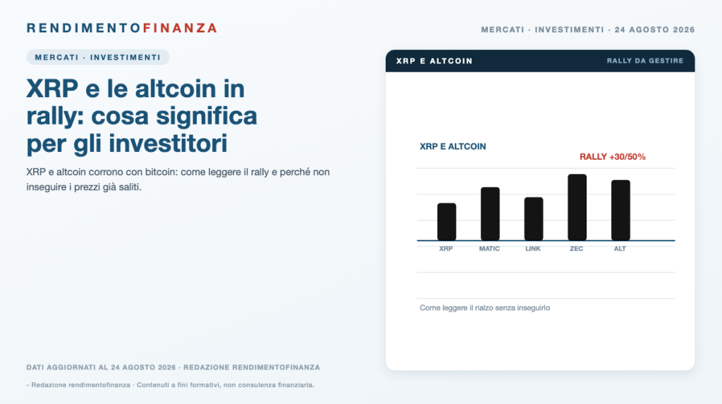 xrp altcoin rally investitori
